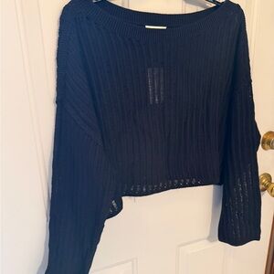 NWT Nordstrom BP Black Knit Sweater
